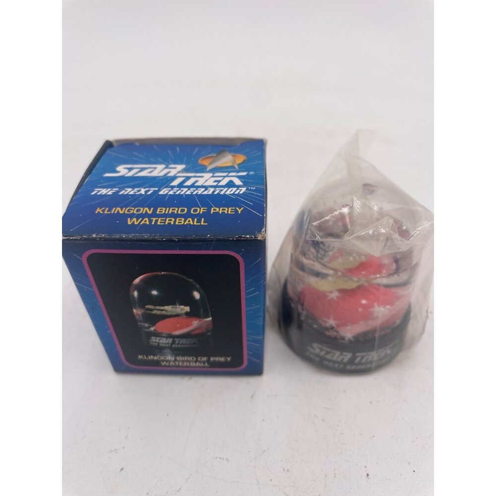 Klingon Bird of Prey Waterball 1994 ENESCO Star Trek